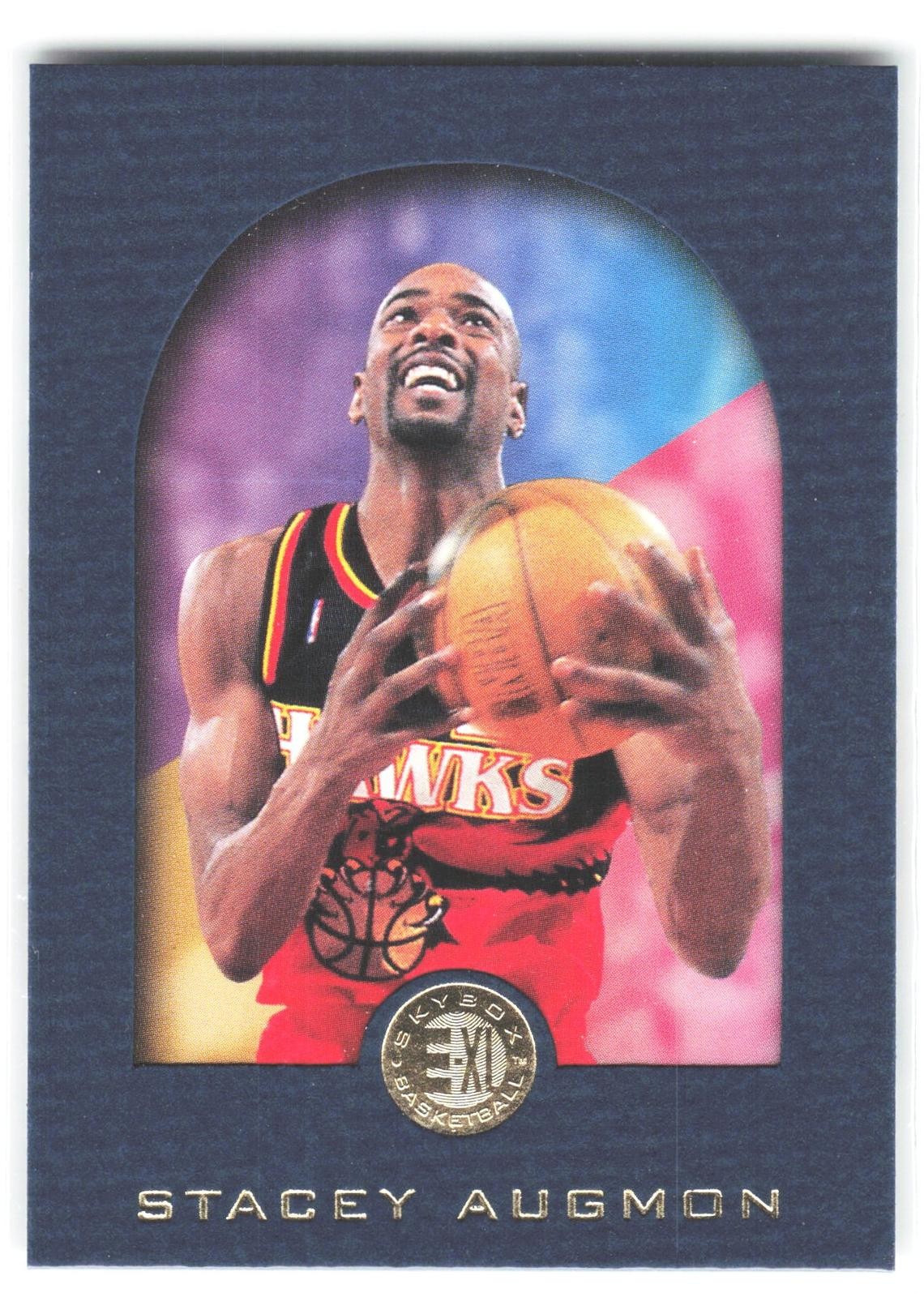 Stacey Augmon 1995-96 SkyBox E-XL #1 Blue Hawks