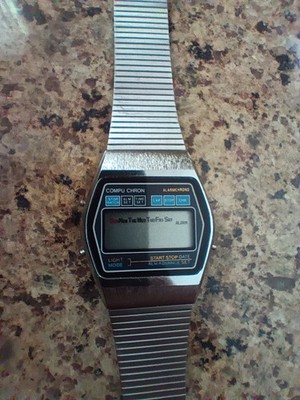 Compu Chron RETRO QUARTZ WATCH