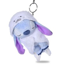 Stitch Plush Keychain DISNEY PAJAMA STYLE Japan Disney Exclusive Bag Charm