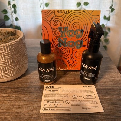 LUSH Yog Nog Gift Set Body Spray & Shower Gel NEW!!