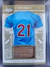 2025 Leaf Lumber BAKE MCBRIDE Bat Barrel Prime Card #5/5!