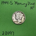 1944-S Mercury Dime 10c Xf Extra Fine 90% Silver See Pictures