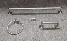 Stone Harbor - Madison Collection 4-Piece Bathroom Hardware Set - Satin Nickel