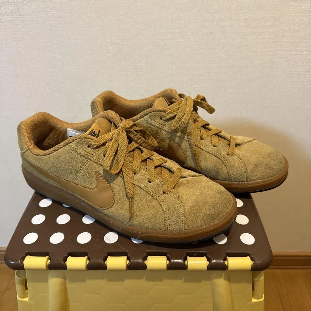 NIKE Sneakers uomo 8.0US scamosciate marrone taglio basso