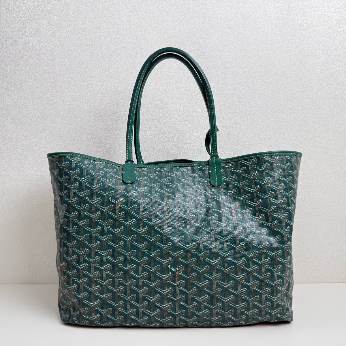 Goyard グリーン ショルダーバッグ 保存袋付き(輸入品)中古 Goyard Pre-Owned Authentic Shoulder Bag Green Coated Canvas | eBay