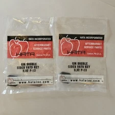 2× GM B82-P13 Uncut Double Sided Same As 783-S Blank Vats Key Replacement NEW