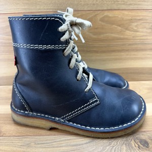 Duckfeet Leather Lace‑Up Shoes – Navy Blue (Size 38) Duckfeet Boots for Women for sale - eBay main image 4
