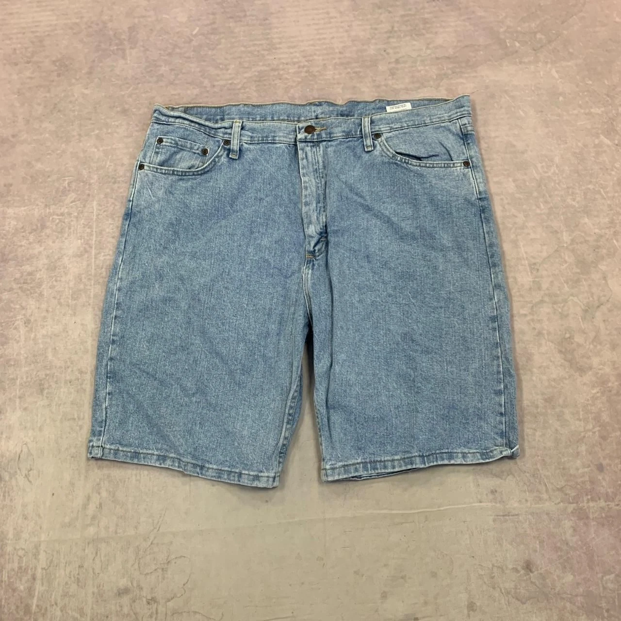 Wrangler Denim Shorts relaxed fit blue jean shorts Men's 40