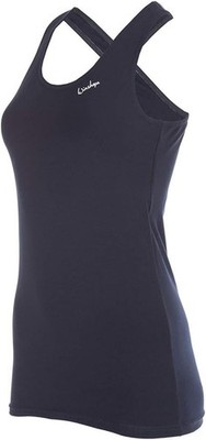 WINSHAPE Women s WVR32 Functional Tank Top Night-Blue Open Back S Bustier