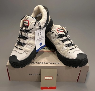 NEW HUNTER WOMEN'S NICIA WATERPROOF CASUAL HIKiNG WINTER SHOES IVORY BLACK 10