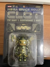 Mega Space Molly 100% Pop Mart x CLOT New Factory Sealed Collectable Art Toy
