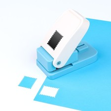 Rectangular Postage Stamp Punch Lever Action Craft Punch for Craft Scrapbooking