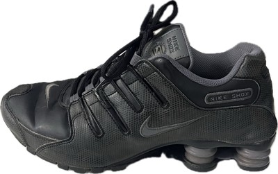 Size 11 Women Nike Shox NZ Black Dark Gray Shoes Max 488312-020