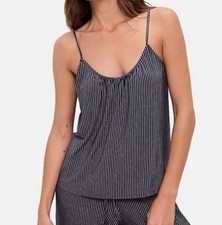 Eberjey Women's Blue Gisele Printed TENCEL Modal Cami Pajama Top Size M
