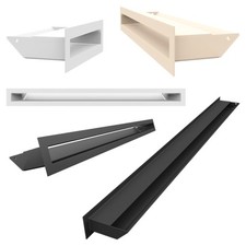 Kratki Lüftungsgitter LUFT 6x40 schwarz Slim