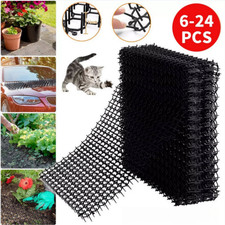 12-36Pcs Cat Scat Mat Spike Anti-Cat Prickle Strip Deterrent Repellent Animal UK