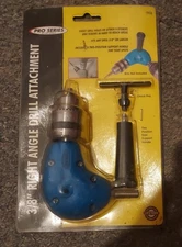 Pro Series by KR Tools 3/8” Right Angle 90° Drill Handle, Chuck Key *MAKE OFFER*