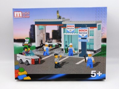Ministeck Bosch Auto Tankstelle Minibauer Lego Minifiguren Kopie Bootleg