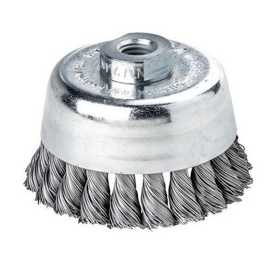 Lessmann Topfbürste D.80mm M14 Drahtstärke 0,5mm STA 9000min-¹ Drahtbürsten