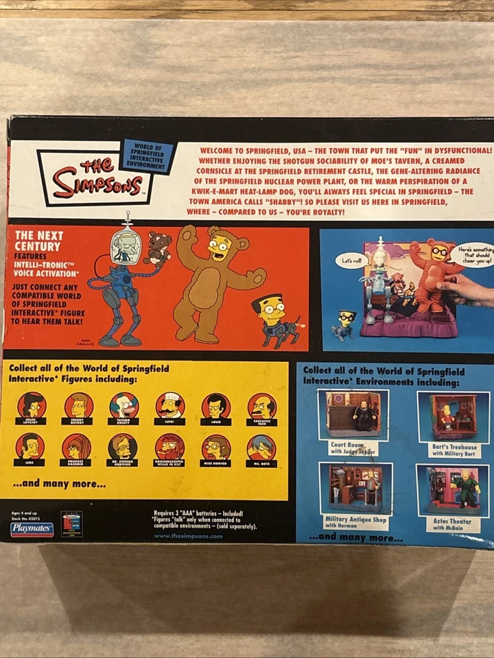 Simpsons WOS the Next Century Environment Future Burns Bobo Smithers 2003 Foto 3 de 3