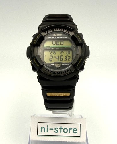 Casio G-Shock MRG-1 Men's Vintage Titanium Digital Watch w/Bezel - Rank B