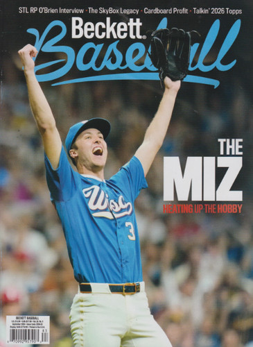 Used September 2026 Beckett Baseball Card Price Guide Magazine Jacob Misiorowski