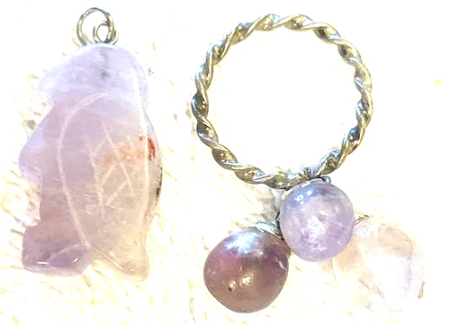 Vtg 80s SANTA FE ART GALLERY SPIRIT BIRD PENDANT & STERLING SILVER RING SZ 5.75