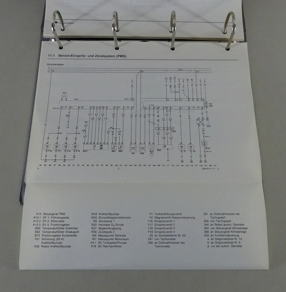 Werkstatthandbuch Mercedes-Benz Sprinter W 901-905 Diagnose Band 2 Stand 1995 - Bild 4 von 4