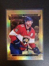 22/23 Tim Hortons Gold Etchings G-18 Jonathan Huberdeau Hockey Card