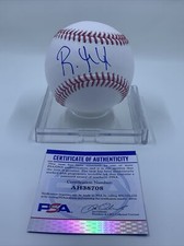 Robert Puason Signed Rawlings ROMLB Baseball PSA/DNA Oakland Athletics