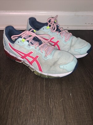 ASICS GEL QUANTUM 360 6 Pink Aqua Women's Running Shoes Sneakers 8.5/40 EU