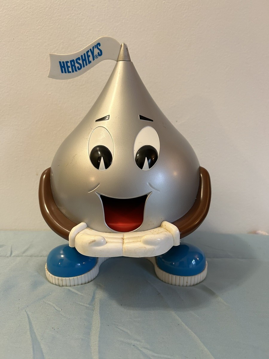 Vintage 1995 Hershey KISS Chocolate Candy Plastic Dispenser 10