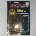Vintage Kenner Star Wars The Emperor Figure Card 92 Back MOC POTF 1984 W Coin