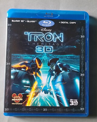 2BLU RAY / DVD TRON L'HERITAGE 3D - DISNEY - Jeff BRIDGES / Garrett HEDLUND