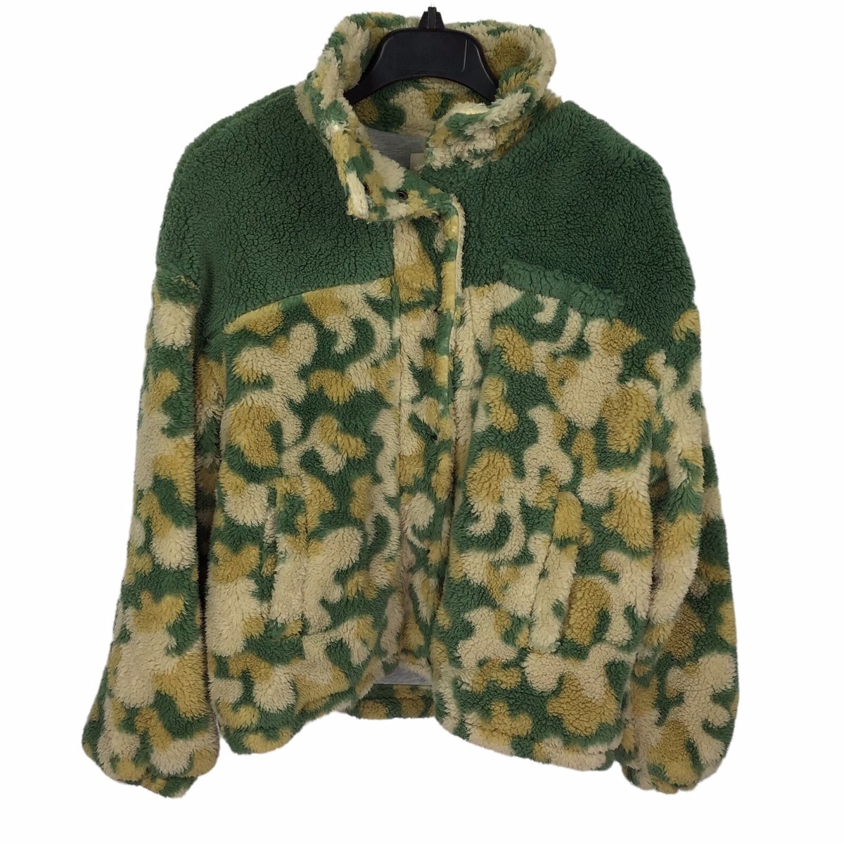 Thread Supply Camo Camouflage Wubby Jacket Women's Small S Cozy