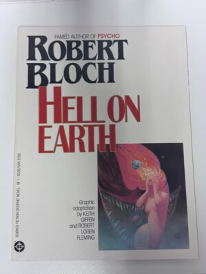 DC Science Fiction Graphic Novel SF1 Hell on Earth (VF+) BLOCH Giffen 1985 Z158