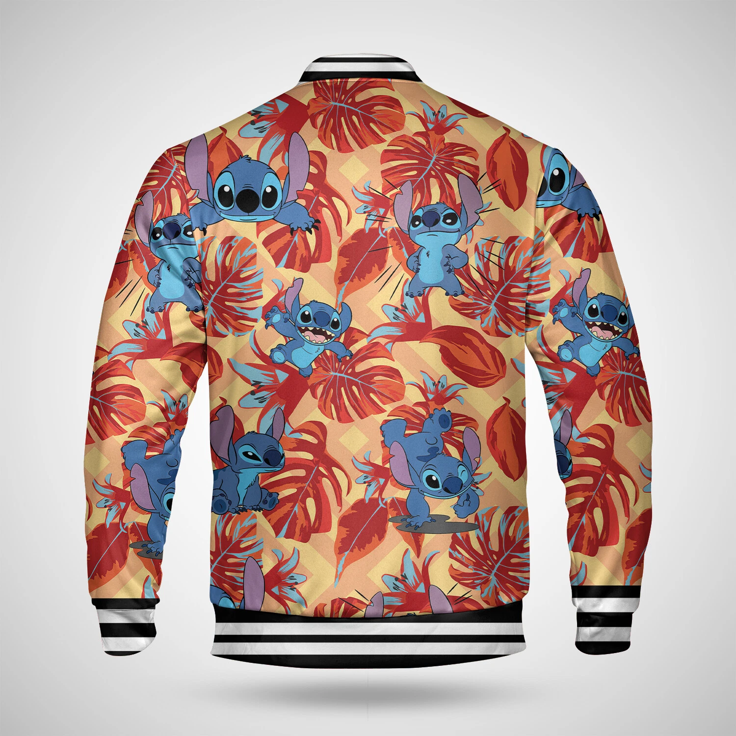 Cute Stitch Red Tropical Lilo And Stitch Summer Vibes Jacket