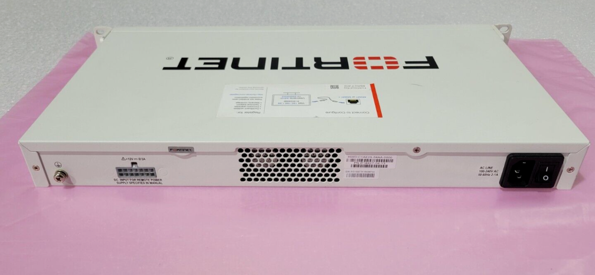 Fortinet FortiGate 100E Network Security Firewall FG-100E-P18827