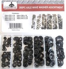 260pc GOLIATH INDUSTRIAL AXLE WAVE WASHER ASSORTMENT AWW260 NUT BOLT SPRING BENT — photo 1