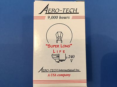 AERO-Tech ''Super Long Life'' 9,000 hours  B15d 40W 240V Matt Glühbirne AI-463 