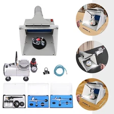 Professional Airbrushing Set DIY Airbrush Spray Paint Booth with Compressor Kit