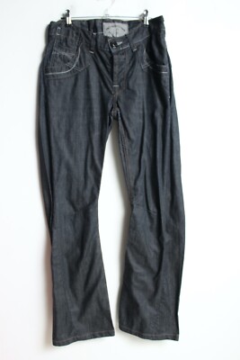 River Island Herren Engineered Fit Jeans - Indigo - W28 Short (e66)