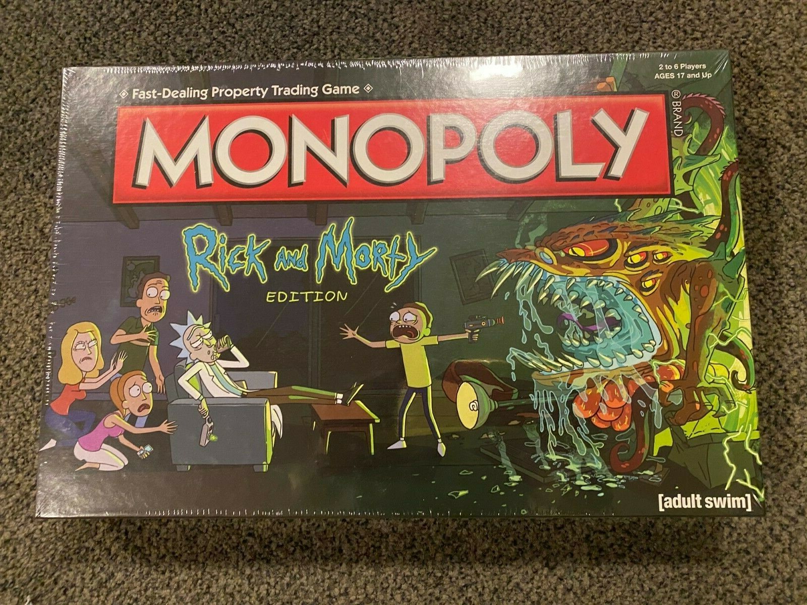 Monopoly Rick and Morty Juego de Mesa Estrategia Juego de Mesa Nuevo Ricky Morty Sporty