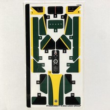 LEGO STICKER SHEET 76907 Lotus Evija Speed Champions