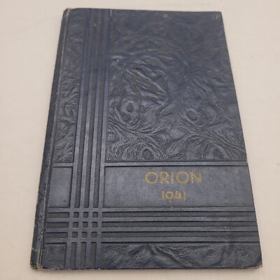 Dike Iowa 1941 Yearbook Annual High School Elementary Orion 41 IA DHS Year Book