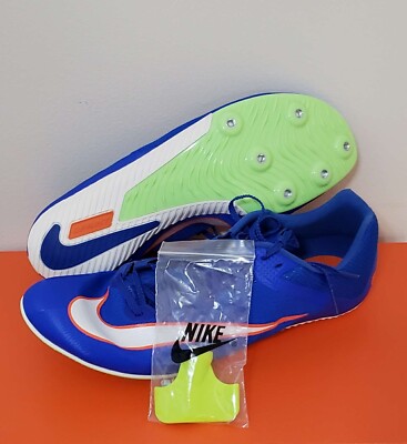 Nike Zoom Rival Sprint Track Spikes Blue/White/Orange (DC8753-401) Men's Size 12