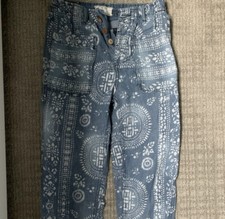 Free People Bohemian Patterned Jeans