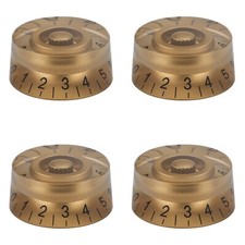 4Pcs Gold Guitar Volume Tone Speed Control Knobs for Les Paul Electric Guitars