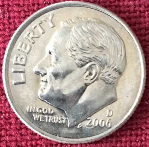 2006 D Roosevelt Uncirculated Dime ~ BU Raw Coin Very Nice Coin!