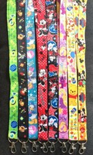 10pcs cartoon Mickey Minnie Lanyard For Bus subway ID Card KeyChain Holder gift